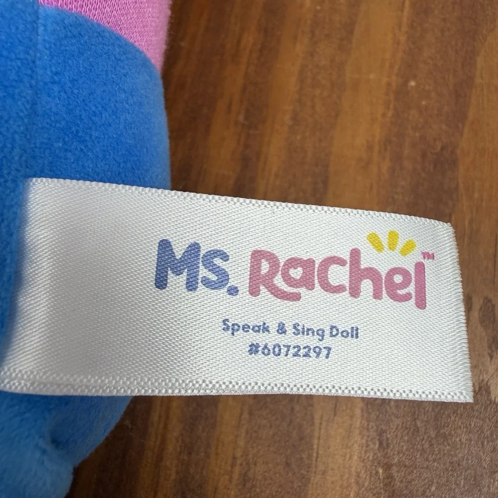 Ms Rachel Speak And Sing Doll 16inch- Interactive Toy WORKS